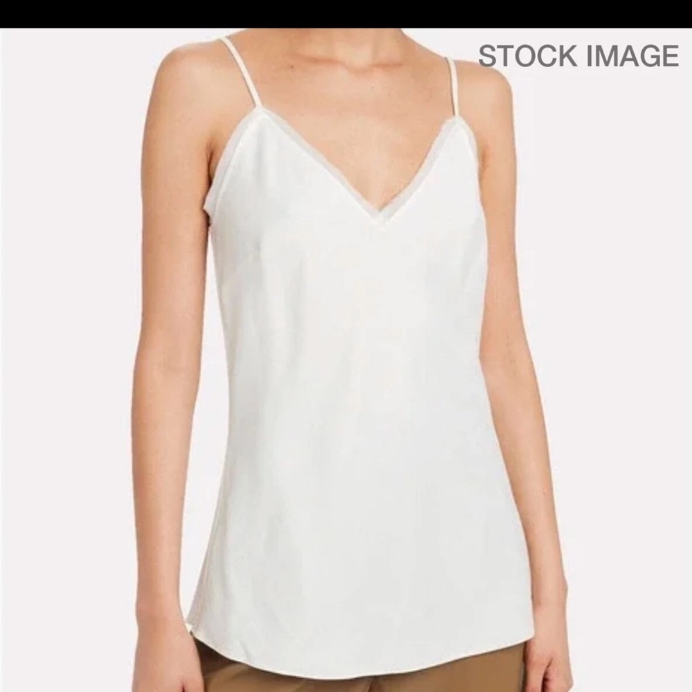 FRAME Off-White | Satin Camisole / Tank | - Picture 1 of 7